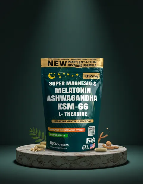Cápsulas de magnesio y melatonina
