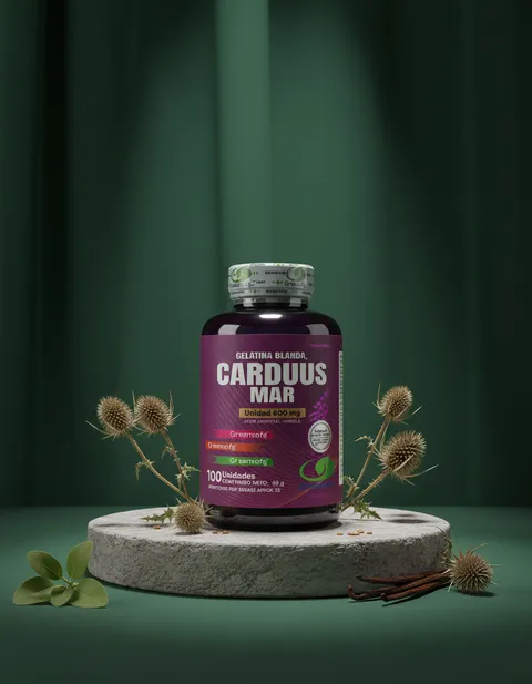 Cardo mariano en cápsulas