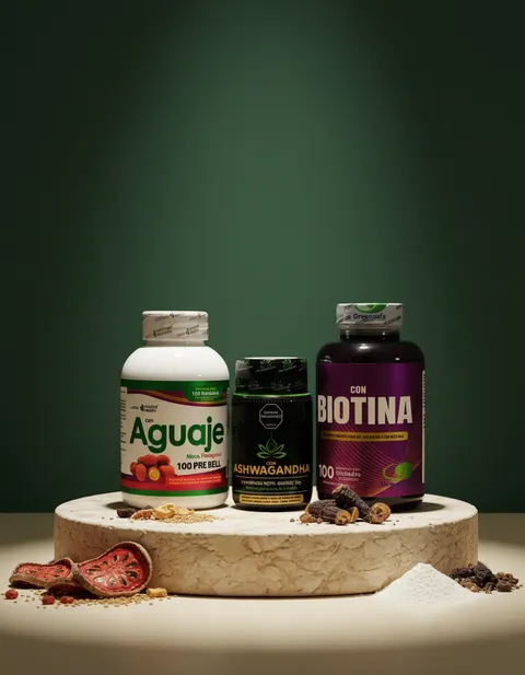 Combo aguaje y biotina