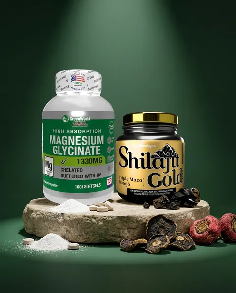 Combo shilajit y magnesio