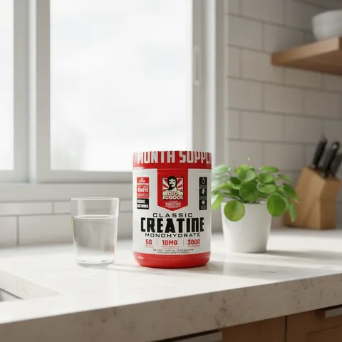 Creatina en polvo con probióticos