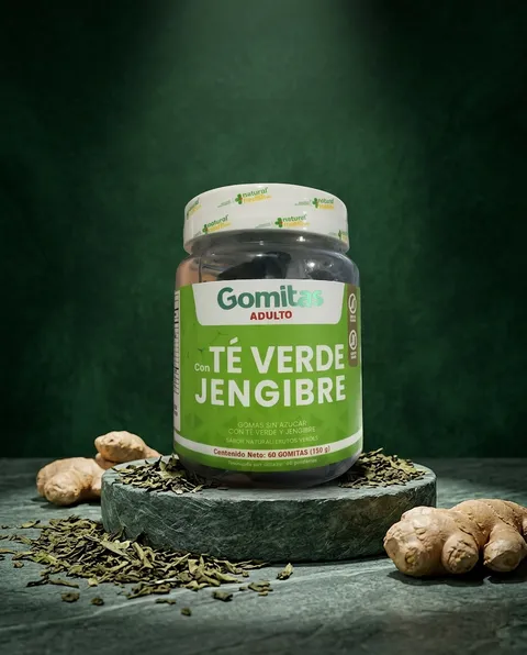 Gomitas de té verde y jengibre