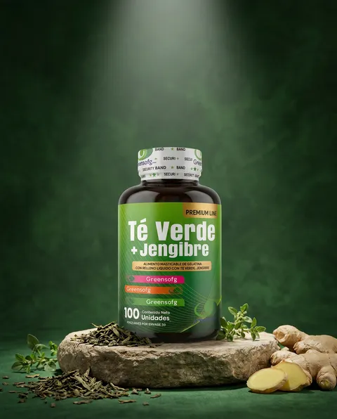 Gomitas de té verde y jengibre