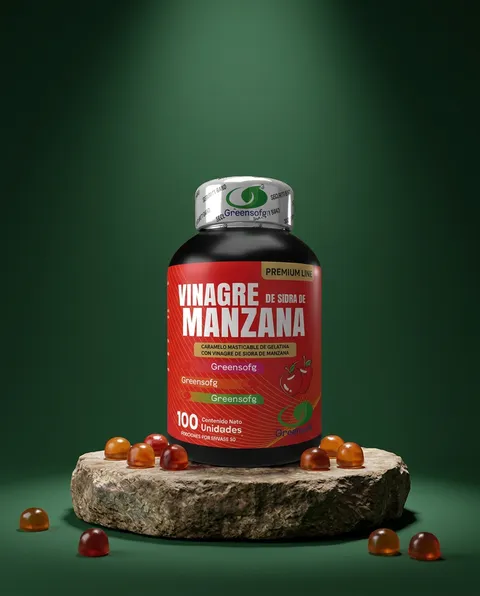 Gomitas de vinagre de manzana