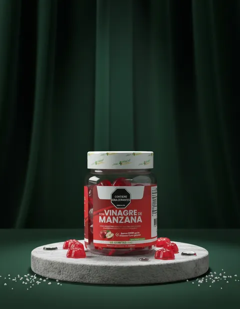 Gomitas de vinagre de manzana