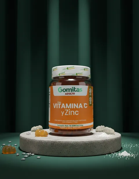 Gomitas de vitamina C y zinc