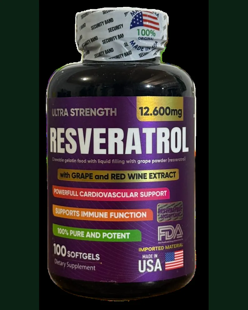 Foto del producto: Resveratrol en cápsulas blandas