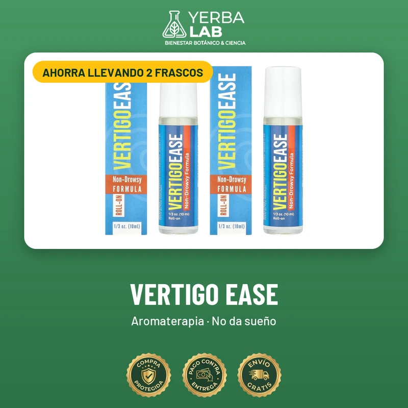 Vertigo Ease: Ahorra llevando 2 frascos, envío GRATIS, pago al recibir