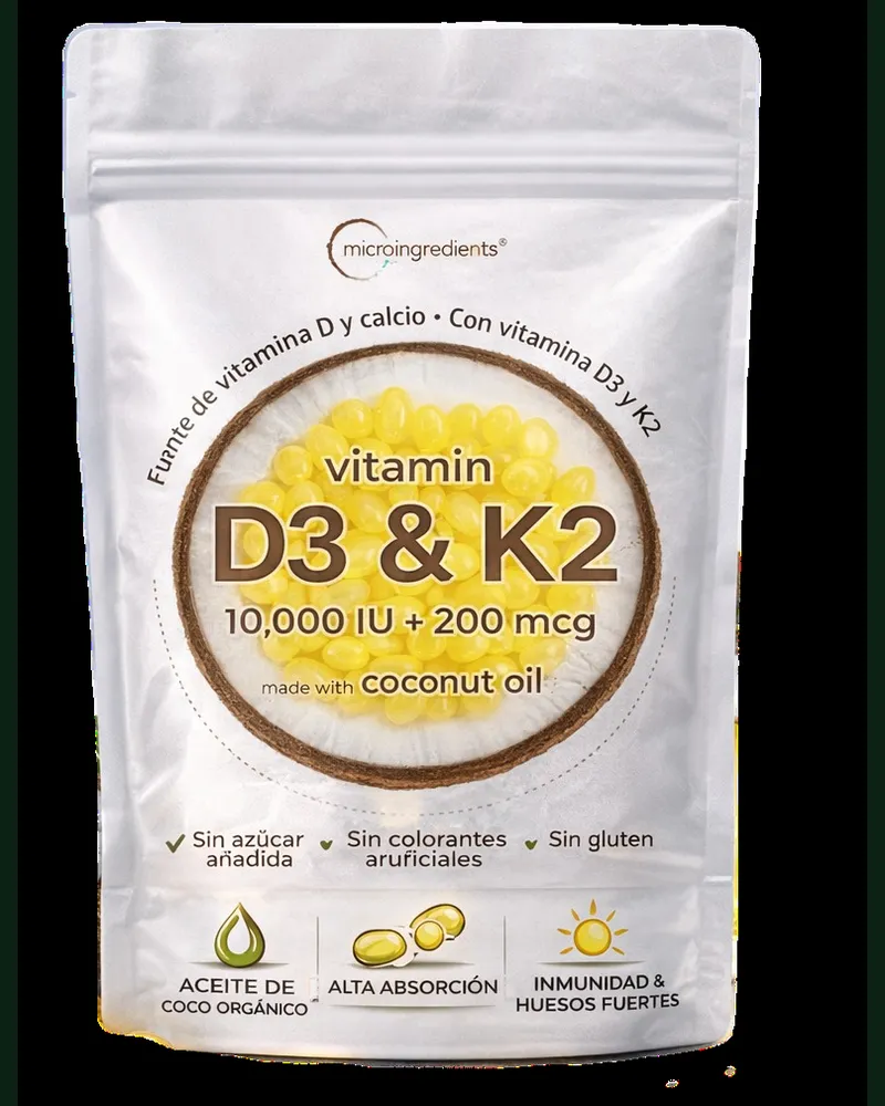 Foto del producto: Vitamina D3 y K2 en cápsulas
